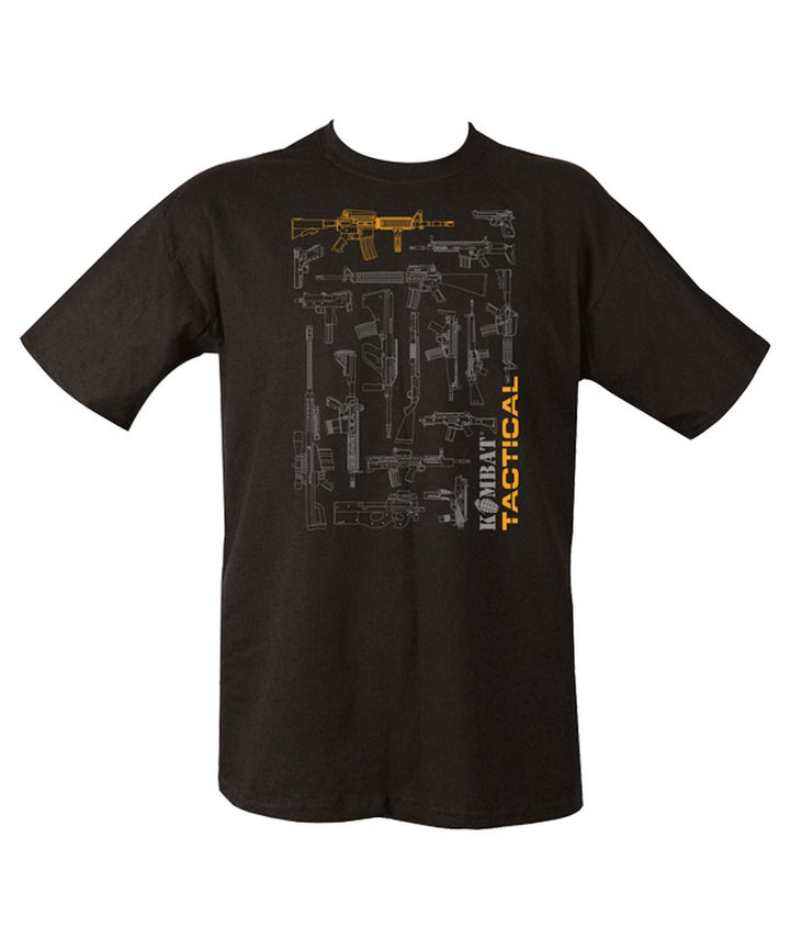 Kombat UK Tactical Gun Blueprint T-shirt