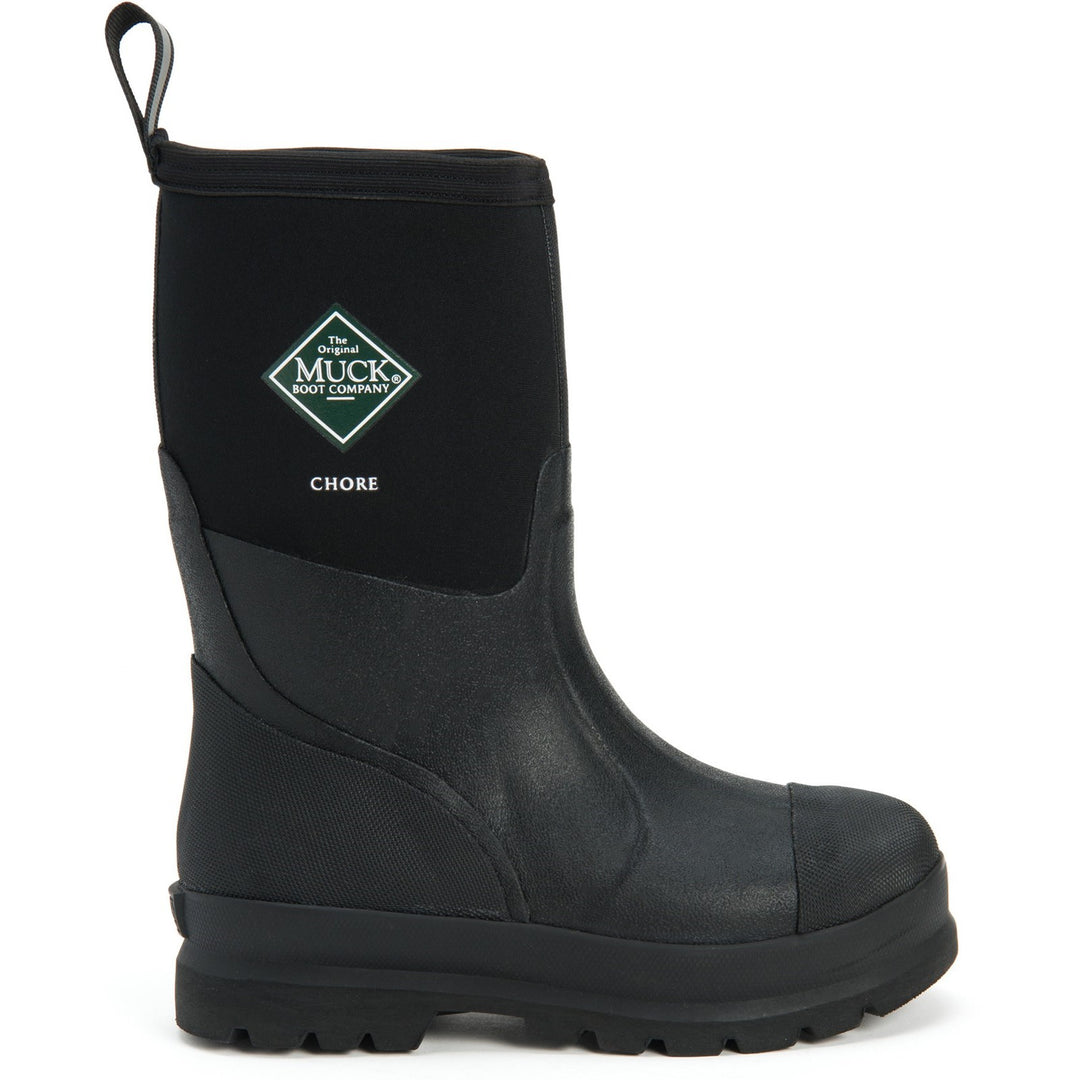 Muck Boots Chore Classic Mid Patterned Wellington Black