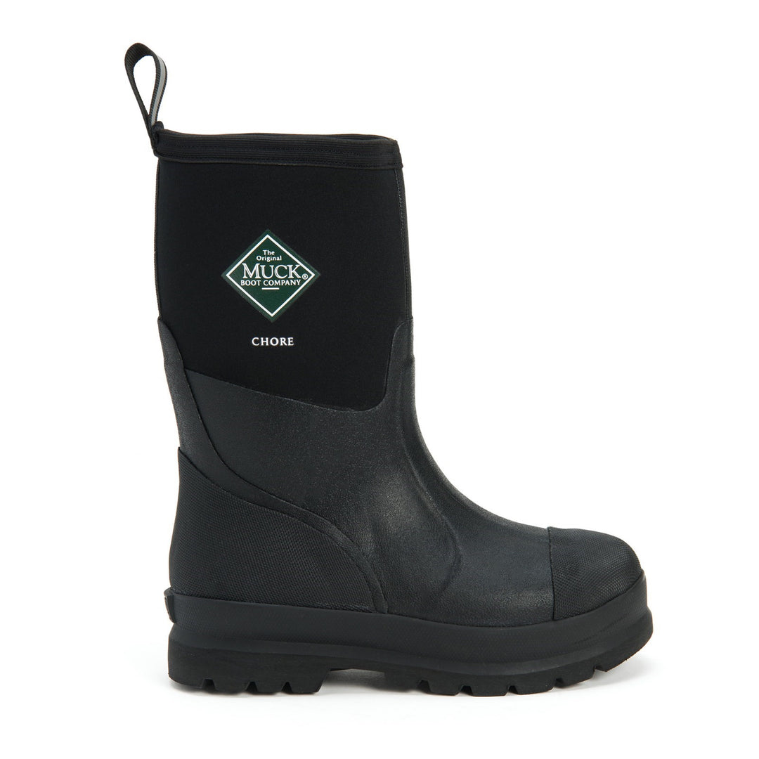 Muck Boots Chore Classic Mid Patterned Wellington Black