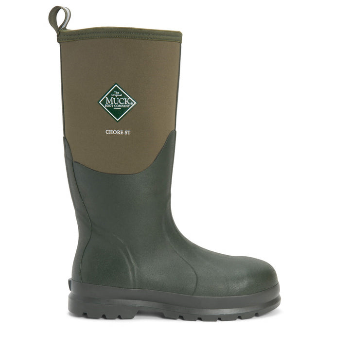 Muck Boots Chore Classic Steel Safety Wellington Moss