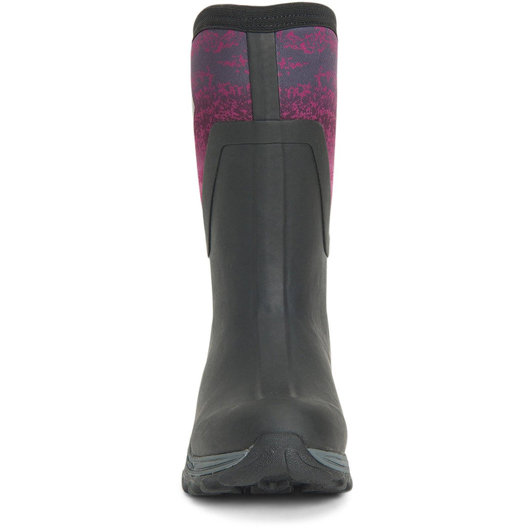 Muck Boots Arctic Sport Mid Wellington Boots Black Magenta