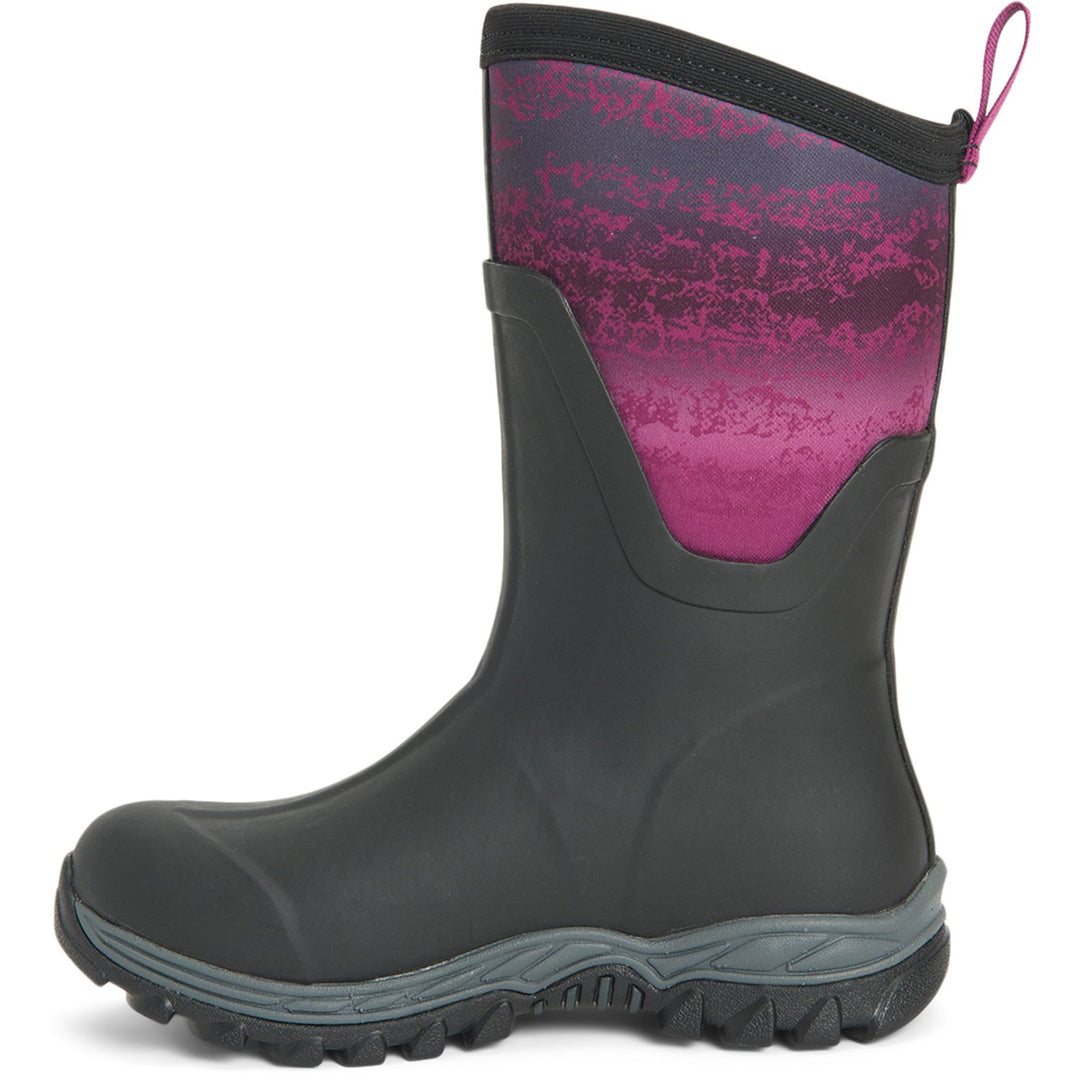 Muck Boots Arctic Sport Mid Wellington Boots Black Magenta 3