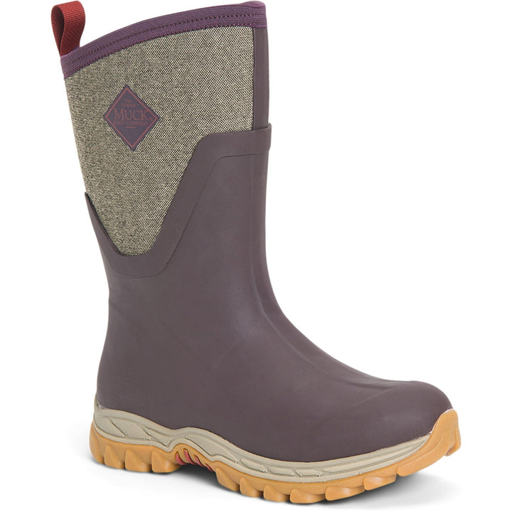 Muck Boots Arctic Sport Mid Wellington Boots Wine