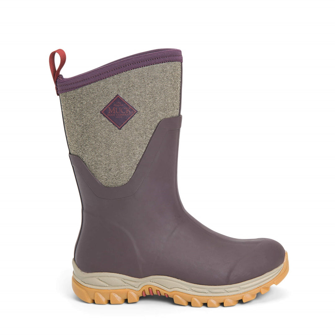 Muck Boots Arctic Sport Mid Wellington Boots Wine