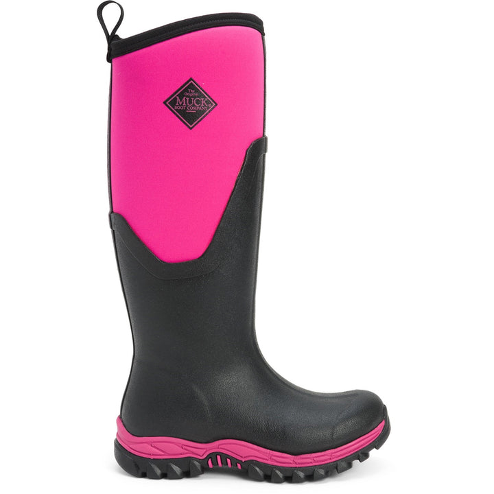 Muck Boots MB Arctic Sport II Tall Wellingtons Black Pink