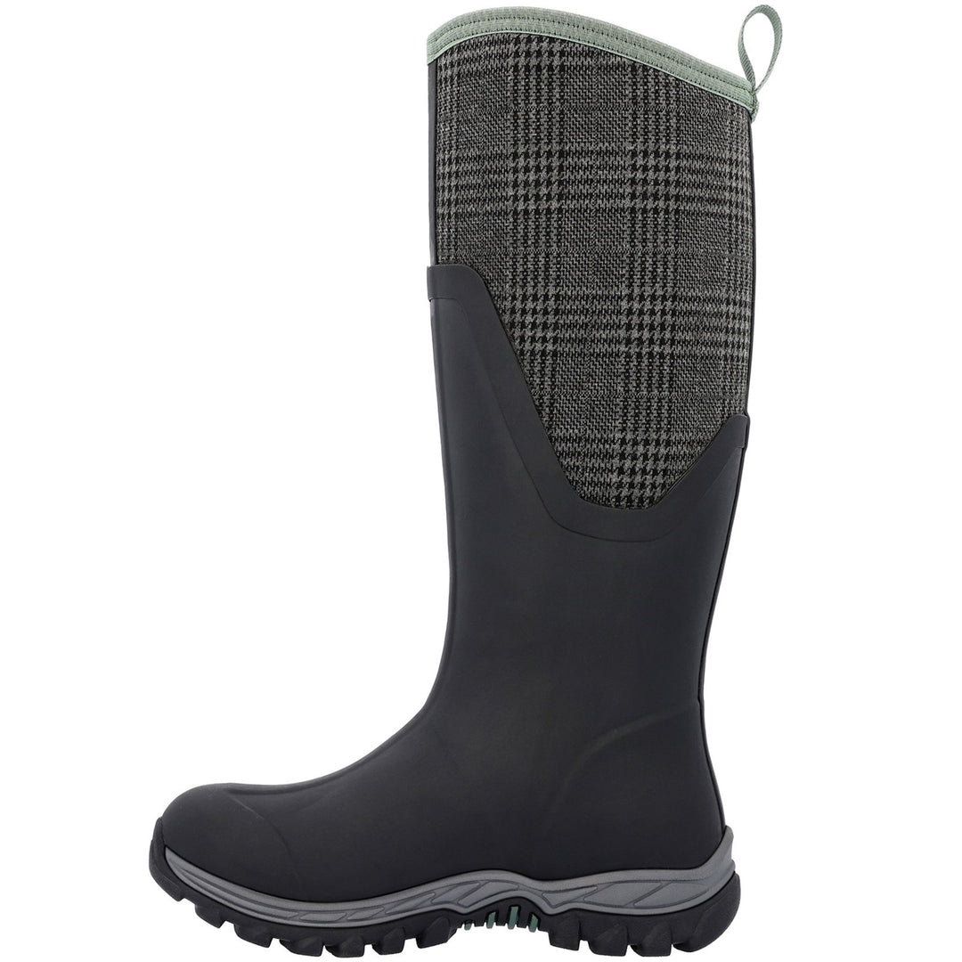 Muck Boots MB Arctic Sport II Tall Wellingtons Black Plaid 3