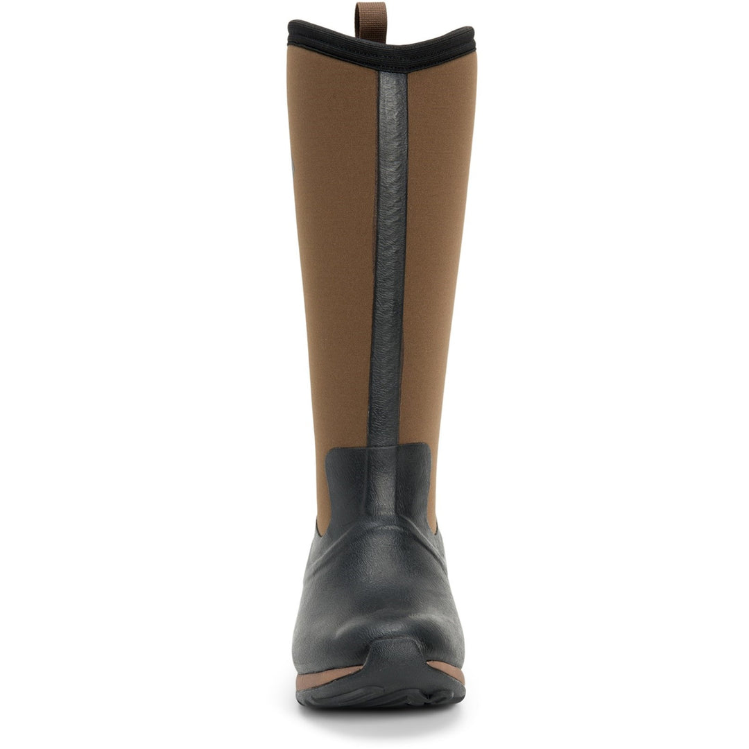 Muck Boots Arctic Adventure Pull On Wellington Boot Black Tan