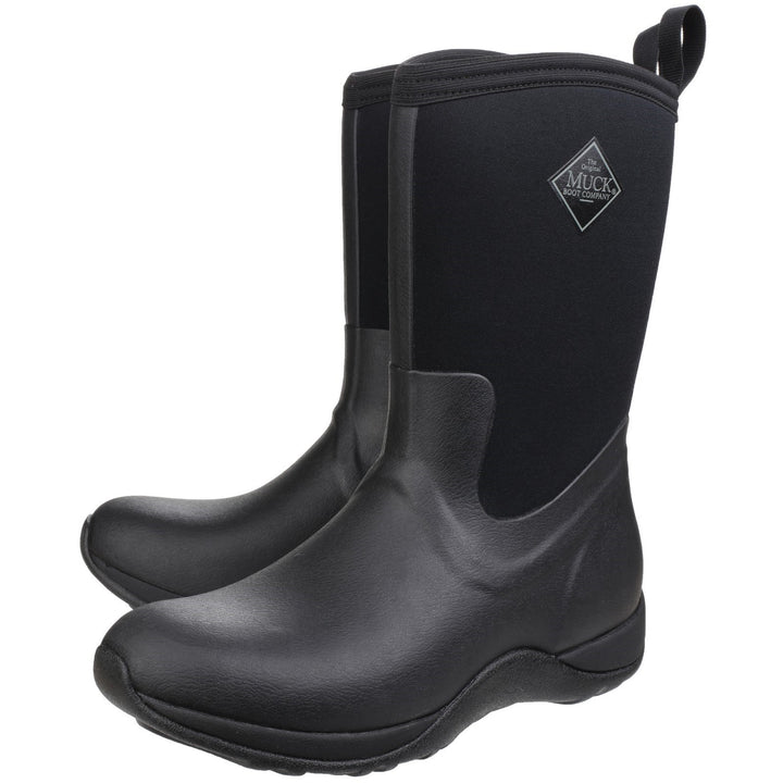 Muck Boots Arctic Weekend Pull On Wellington Boot Black