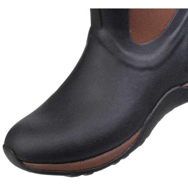 Muck Boots Arctic Weekend Pull On Wellington Boot Black Tan