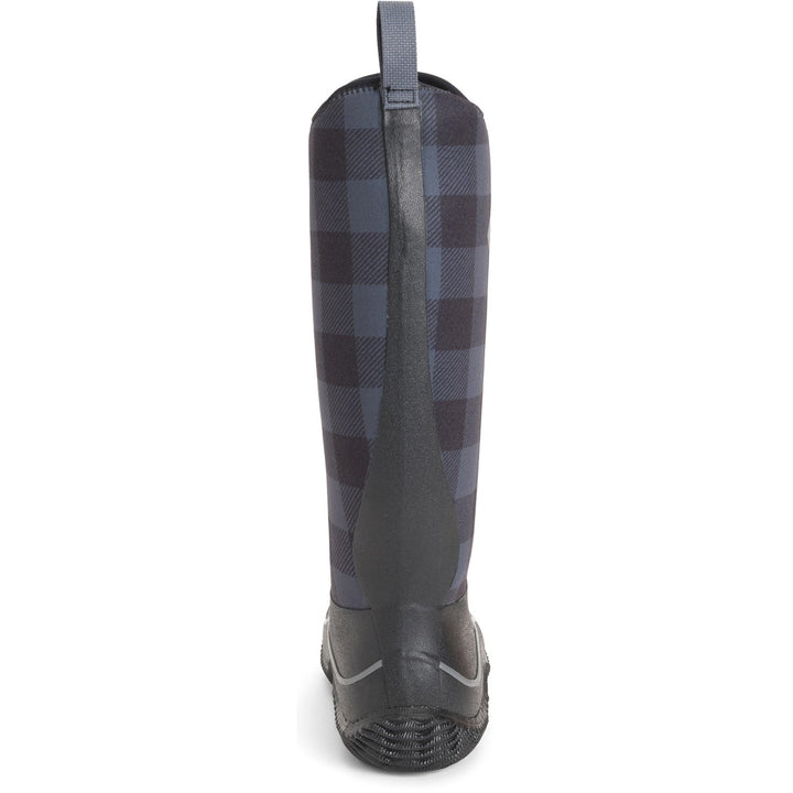 Muck Boots Hale Wellington Black Grey Plaid