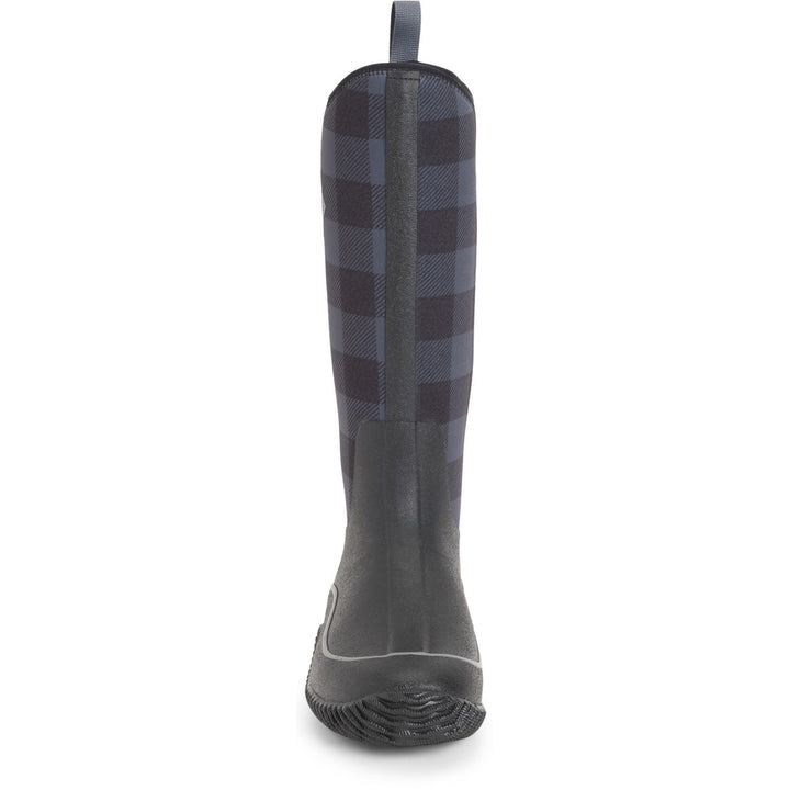 Muck Boots Hale Wellington Black Grey Plaid