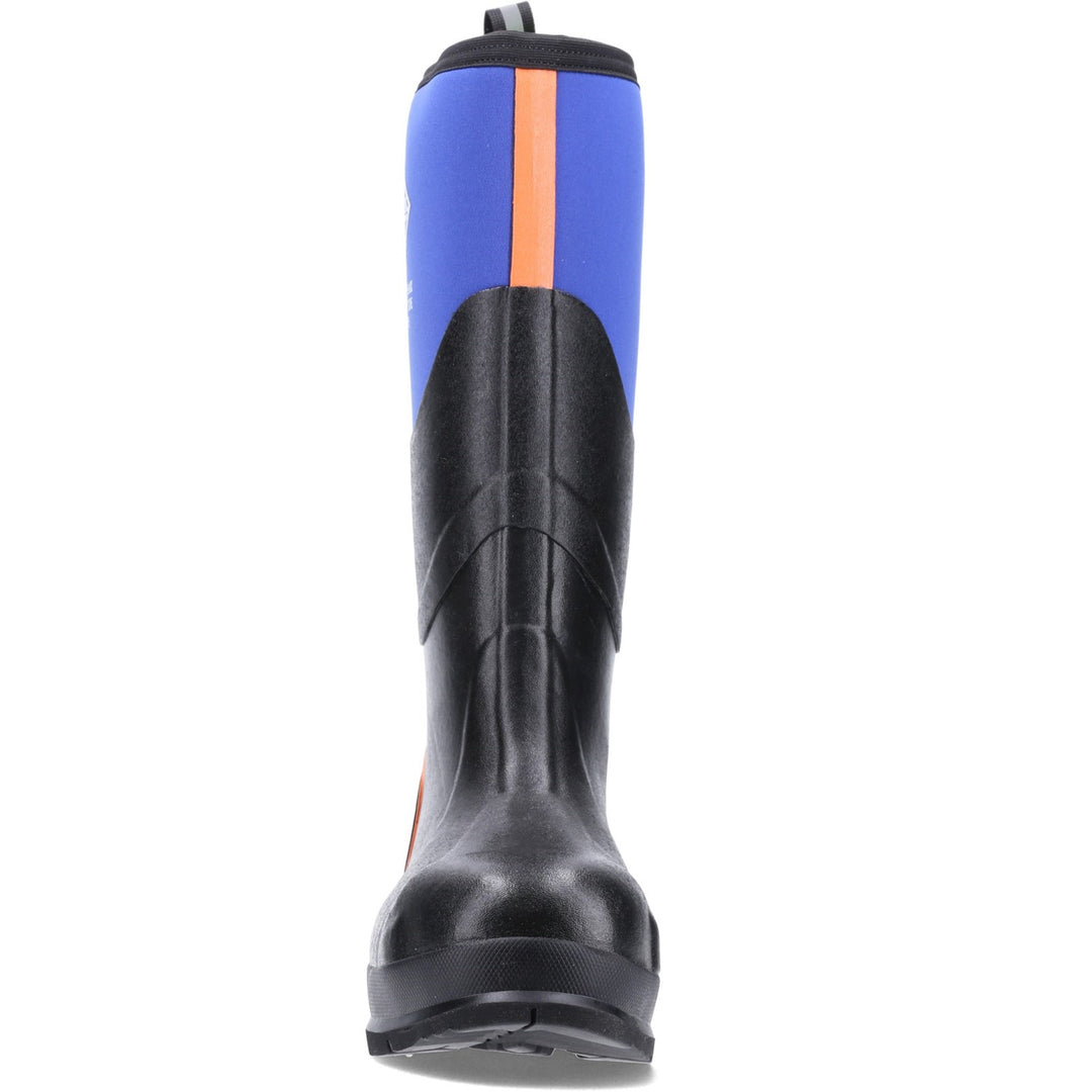 Muck Boots Chore Max S5 Safety Wellington Blue Orange