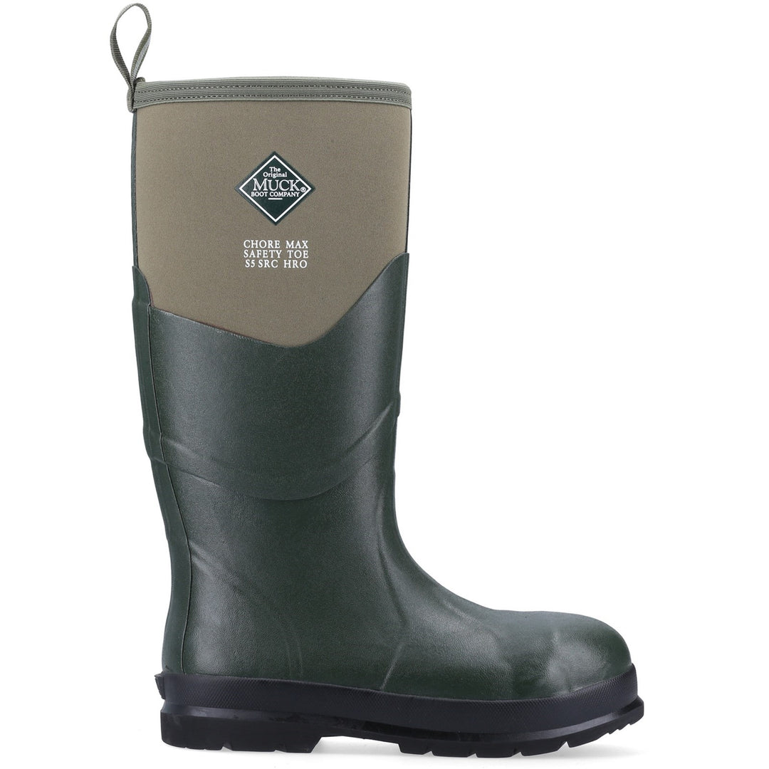 Muck Boots Chore Max S5 Safety Wellington Moss 4