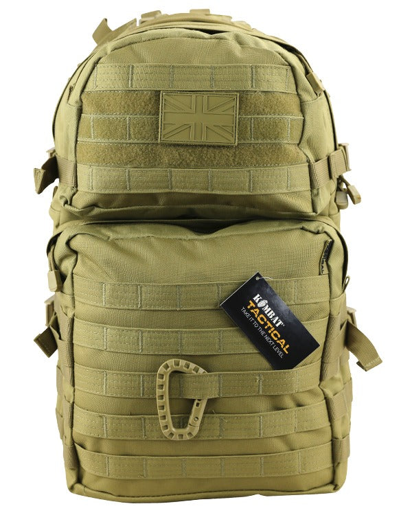 Kombat UK Medium Molle Assault Pack 40 Litre - Coyote