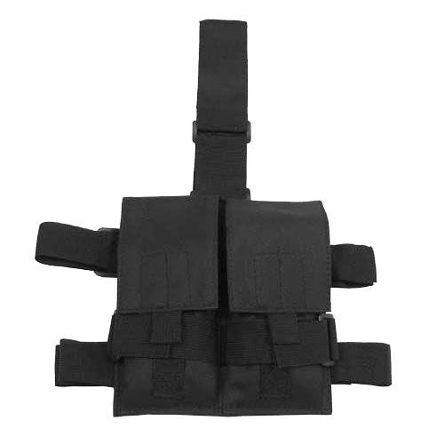 MFH Tactical Leg Pouch Double Magazine Black – The Back Alley Army Store