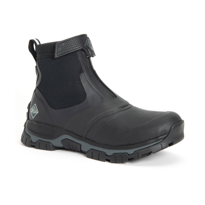 Muck Boots Apex Mid Zip Wellingtons Black Dark Shadow