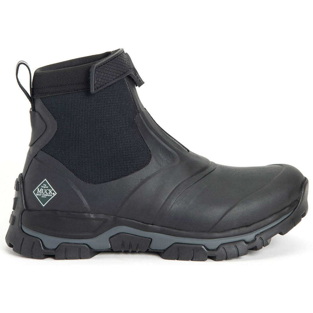 Muck Boots Apex Mid Zip Wellingtons Black Dark Shadow