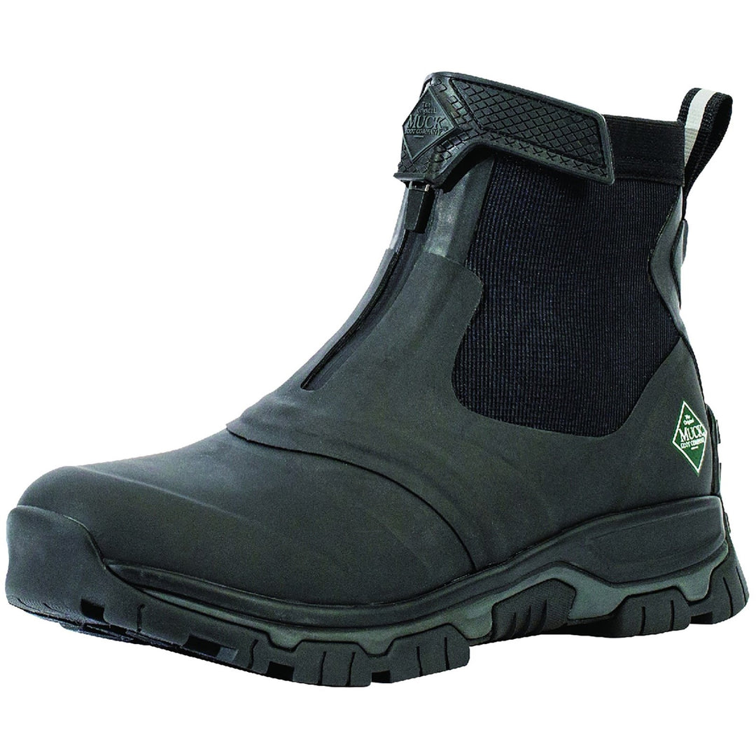 Muck Boots Apex Mid Zip Wellingtons Black Dark Shadow