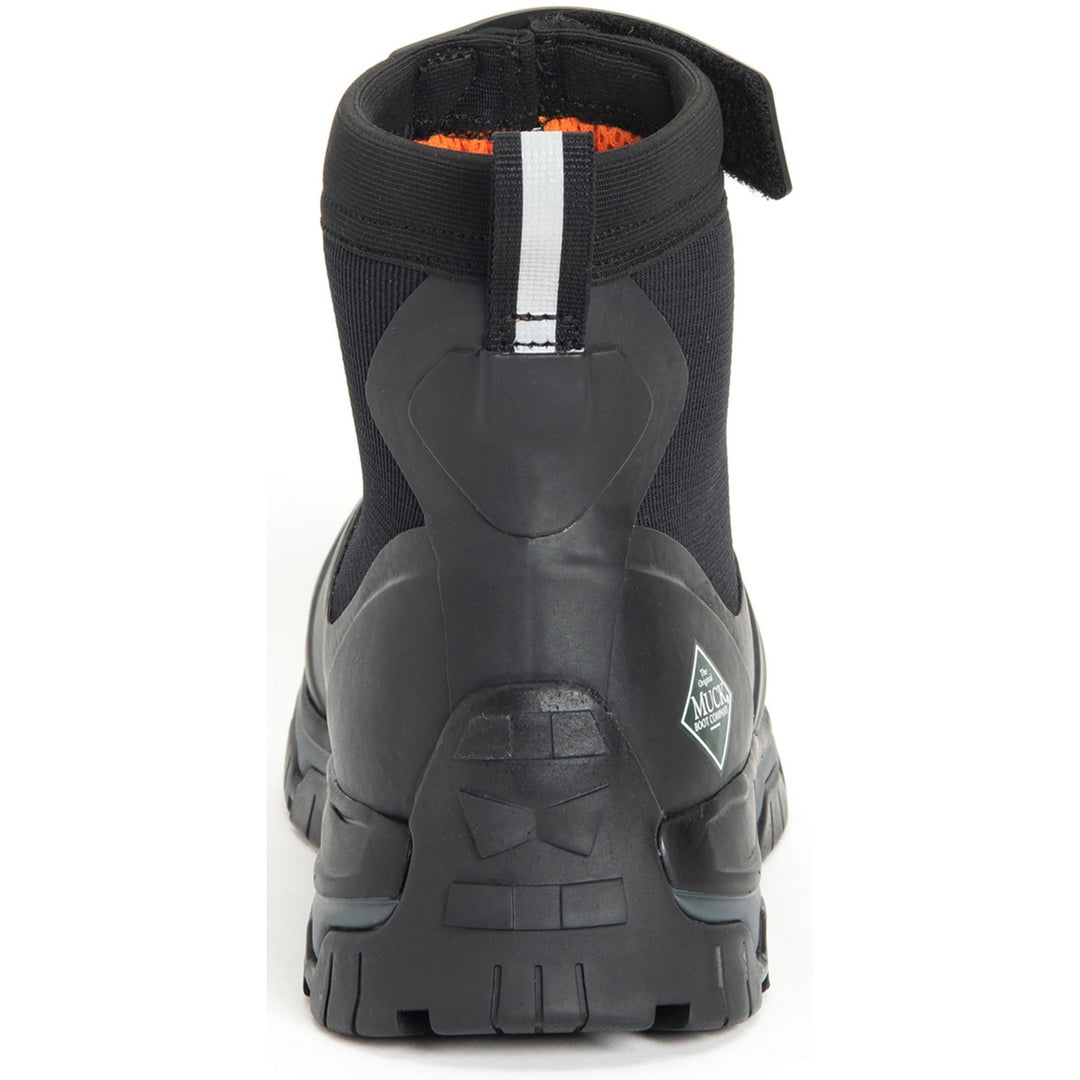 Muck Boots Apex Mid Zip Wellingtons Black Dark Shadow