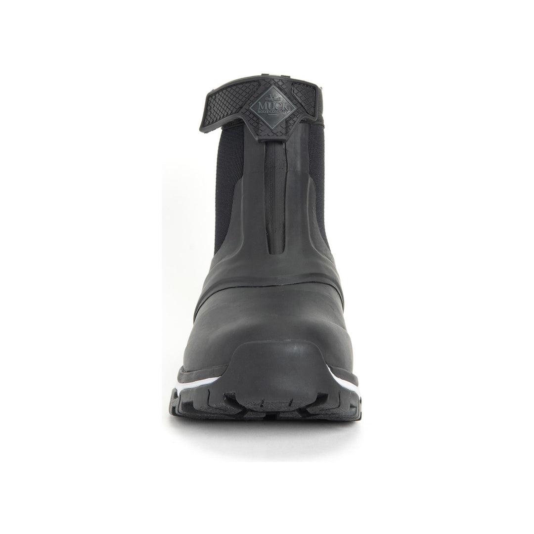 Muck Boots Apex Mid Zip Wellington Black White