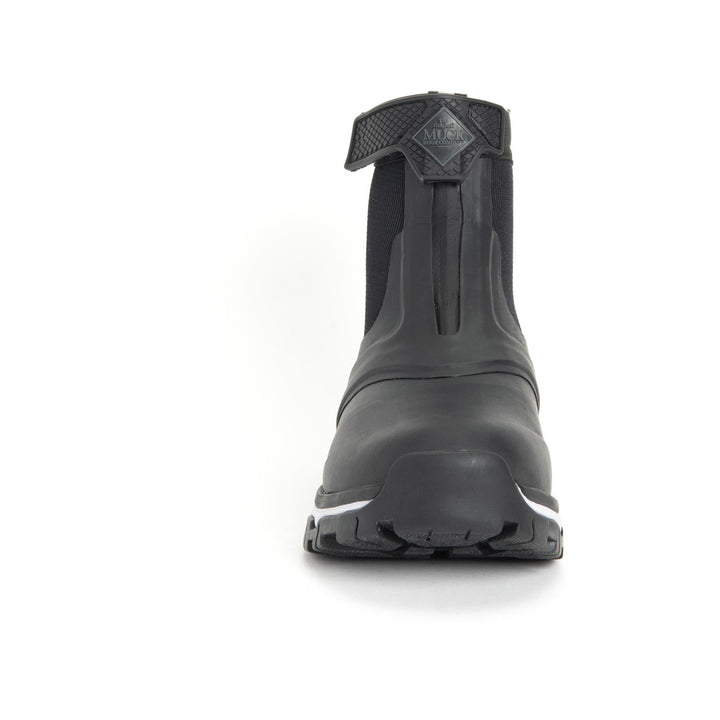 Muck Boots Apex Mid Zip Wellington Black White