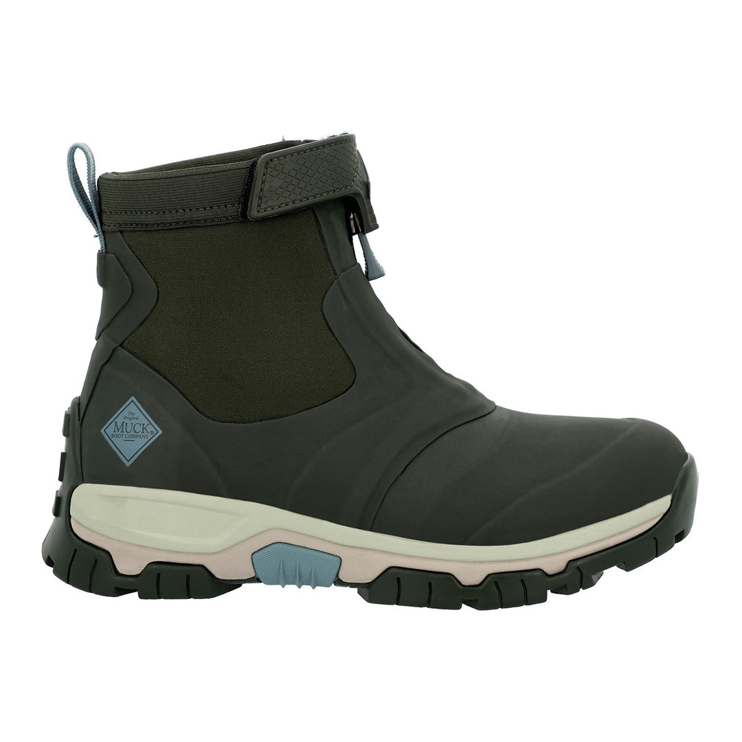 Muck Boots Apex Mid Zip Wellington Moss