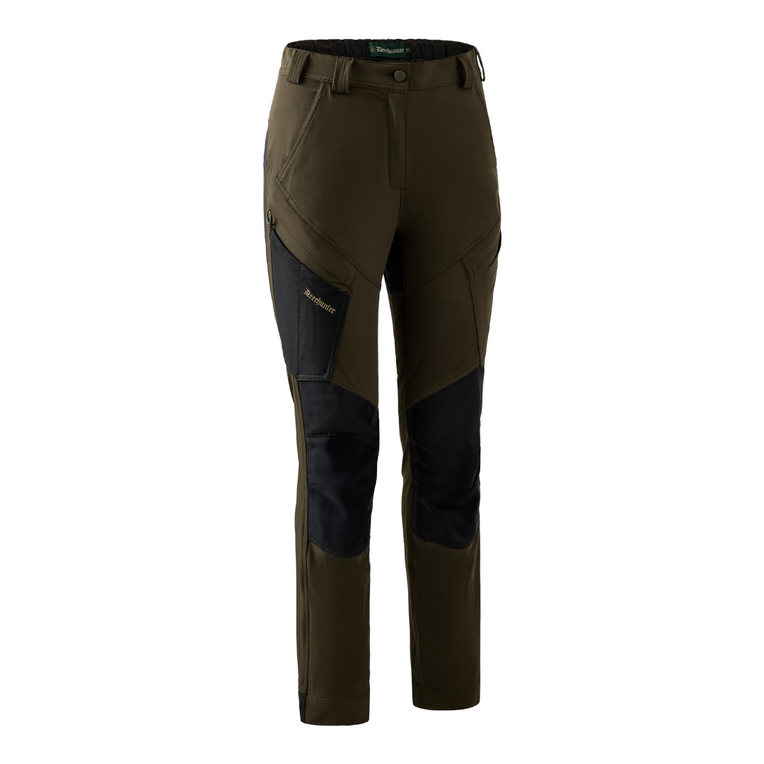 Deerhunter Lady Northward Trousers Bark Green/Black 34