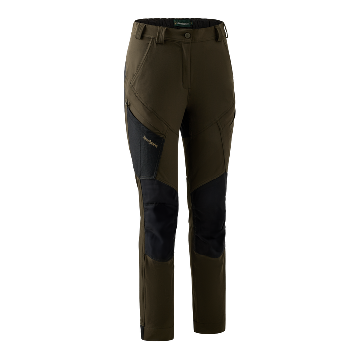 Deerhunter Lady Northward Trousers Bark Green/Black 34