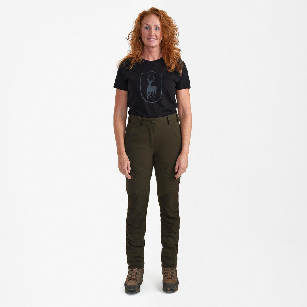 Deerhunter Lady Northward Trousers Bark Green 34