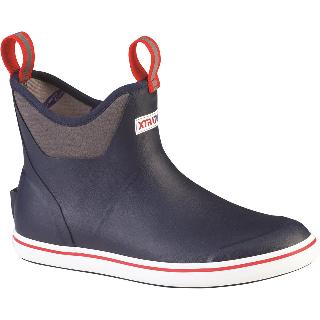 Xtratuf Ankle Deck Boot NVYRED 6