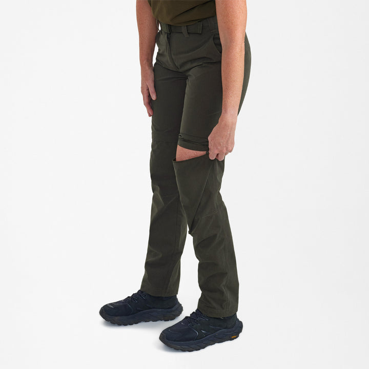 Deerhunter Lady Slogen Zip-Off Trousers Timber