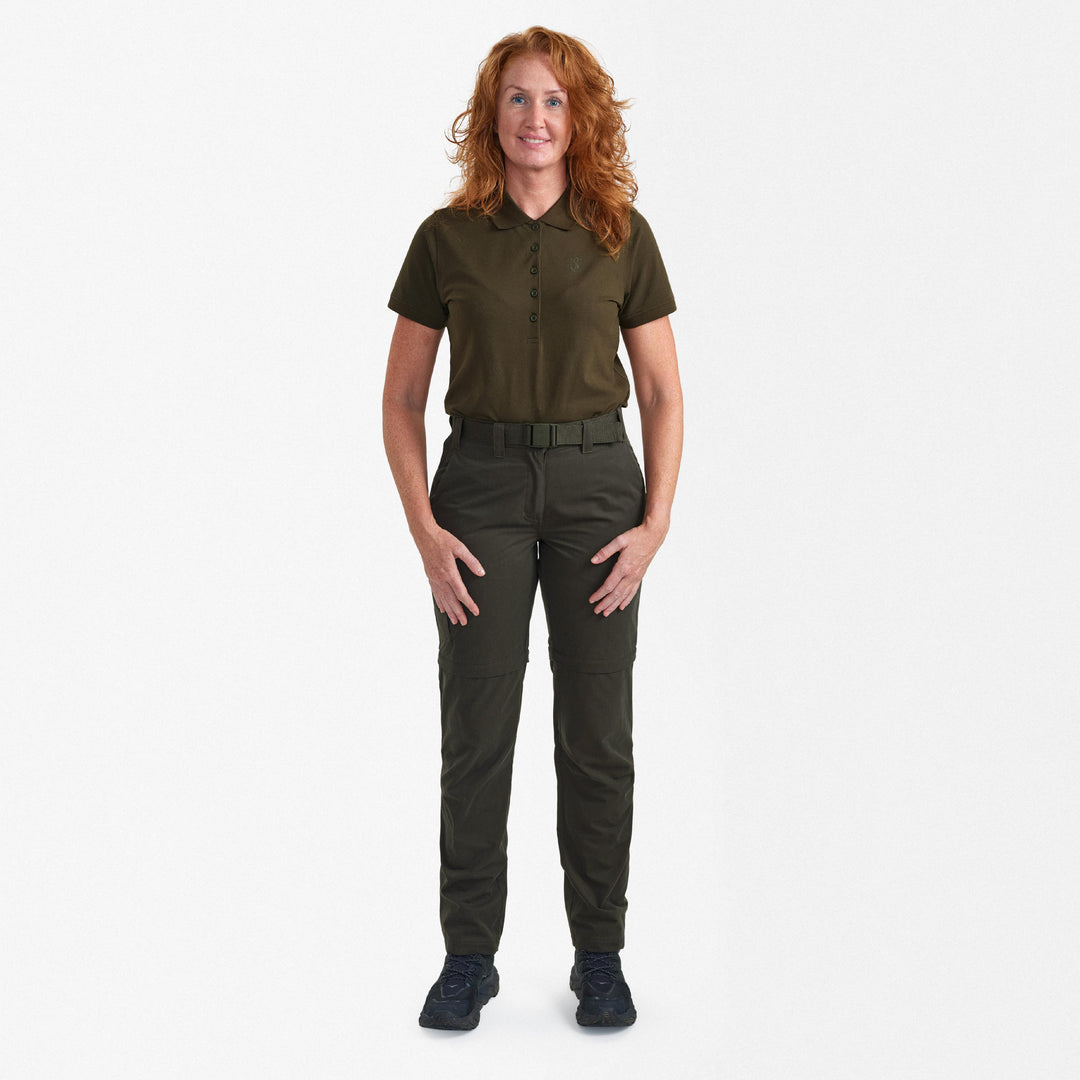 Deerhunter Lady Slogen Zip-Off Trousers Timber