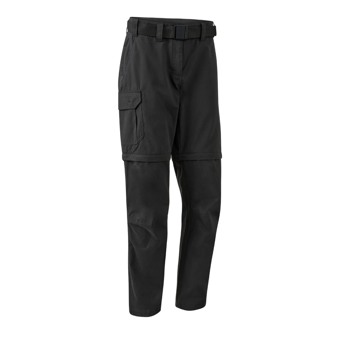 Deerhunter Lady Slogen Zip-Off Trousers Black Ink