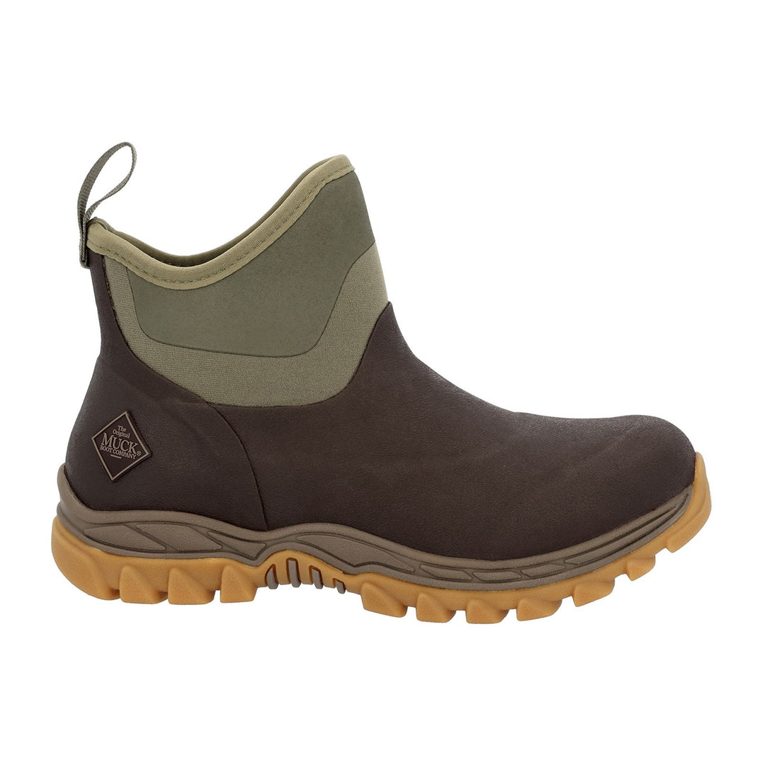 Muck Boots Arctic Sport II Ankle Boot Dark Brown Olive