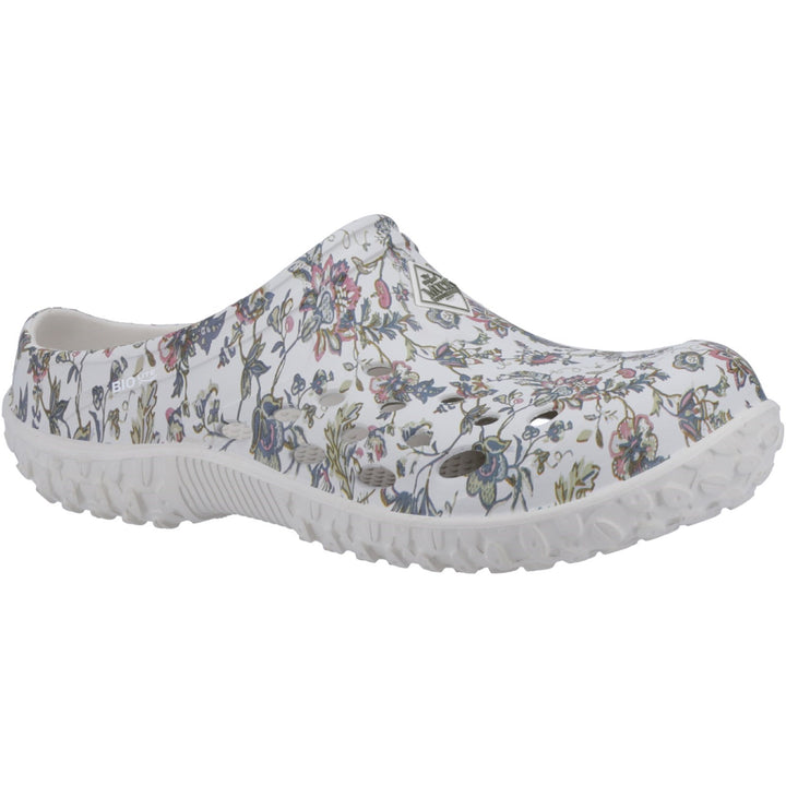 Muck Boots Muckster Lite Clog Light Grey Floral Print