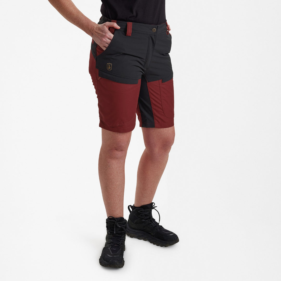 Deerhunter Lady Ann Shorts Oxblood Red 36