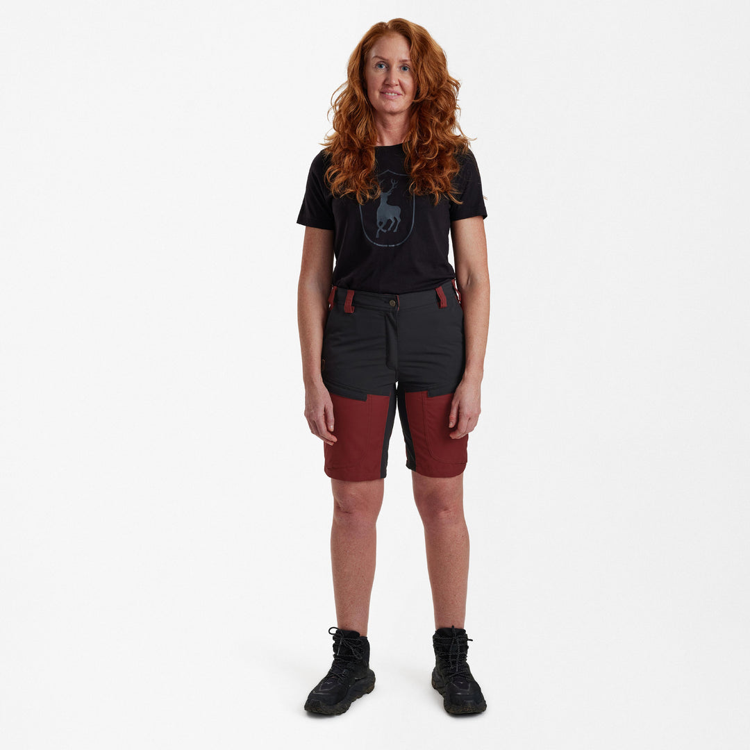 Deerhunter Lady Ann Shorts Oxblood Red