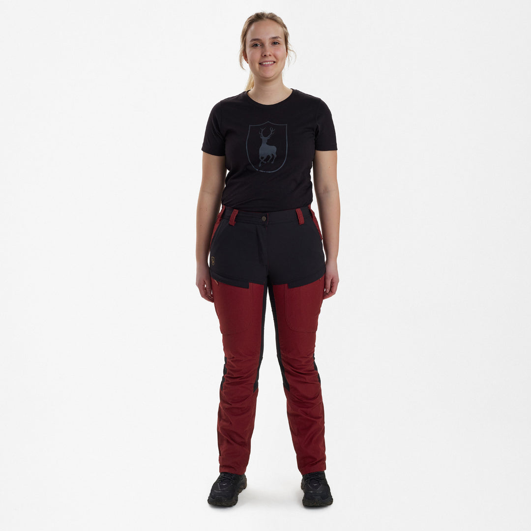 Deerhunter Lady Ann Trousers Oxblood Red