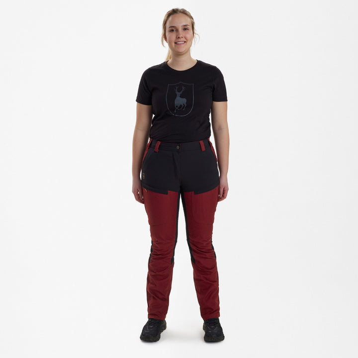 Deerhunter Lady Ann Trousers Oxblood Red