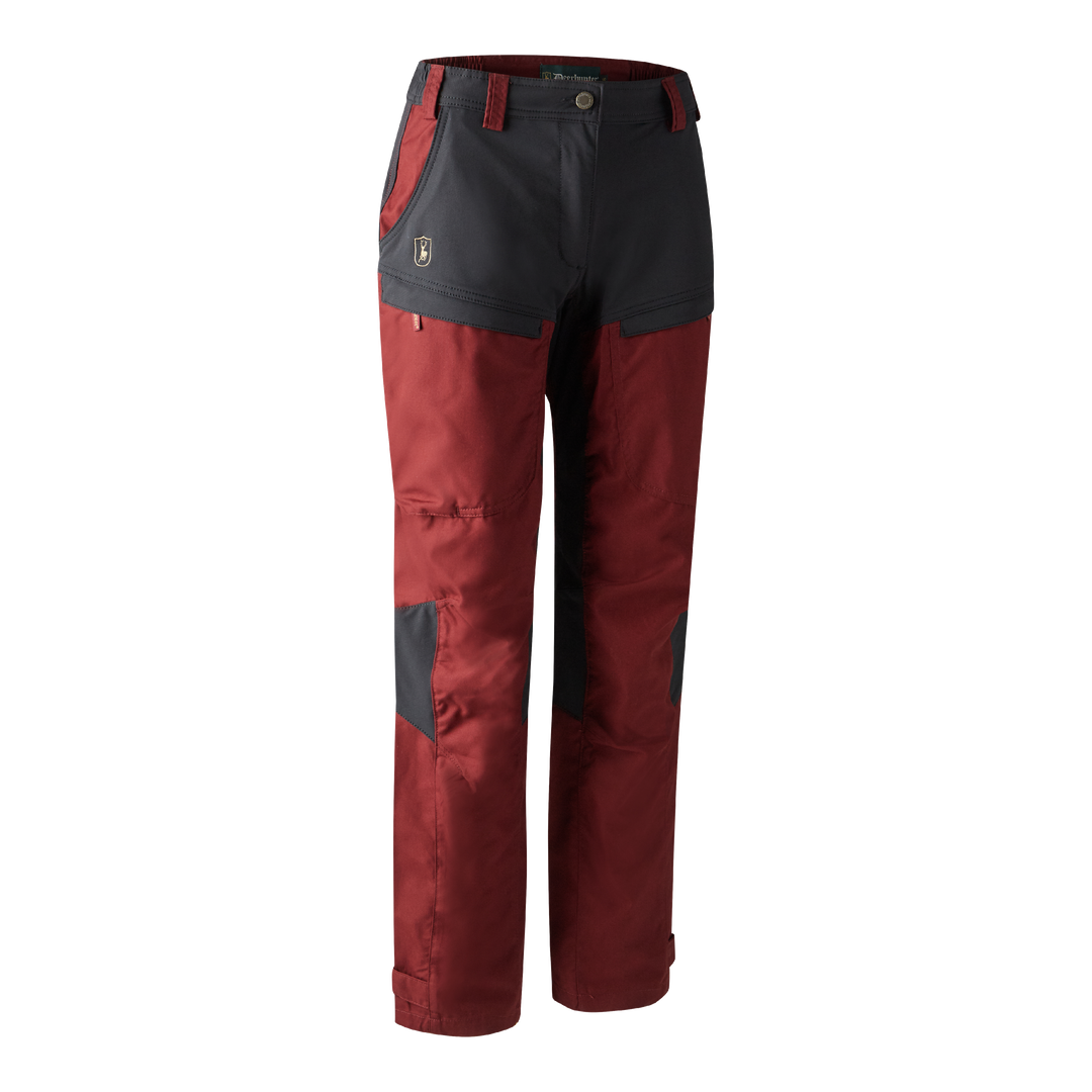 Deerhunter Lady Ann Trousers Oxblood Red 36