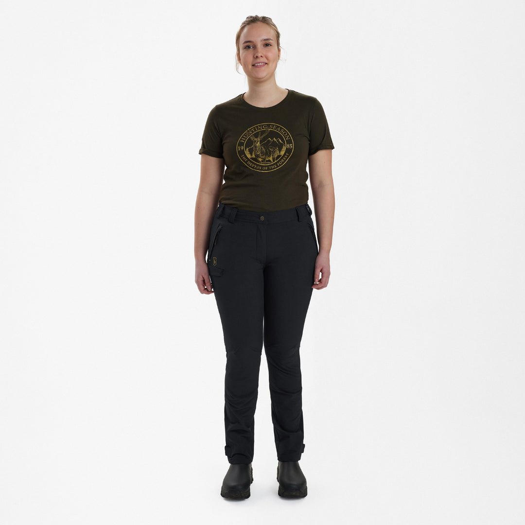 Deerhunter Lady Ann Full Stretch Trousers Black