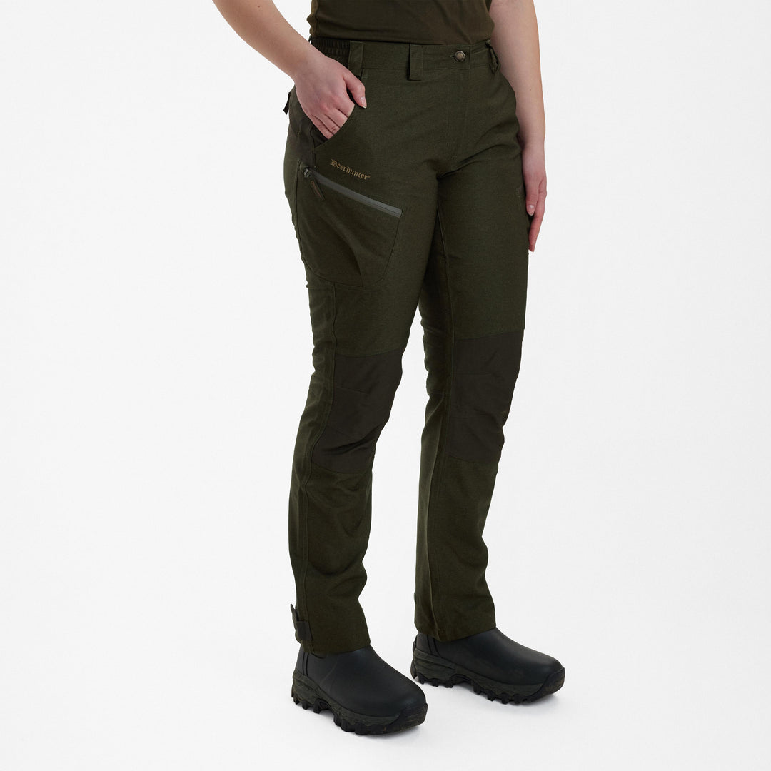 Deerhunter Lady Chasse Trousers Olive Night melange 36