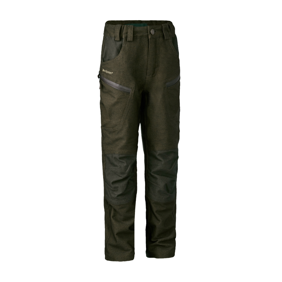 Deerhunter Youth Chasse Trousers Olive Night melange