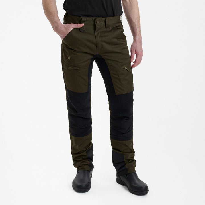 Deerhunter Rogaland Stretch Trousers with contrast Adventure Green 22