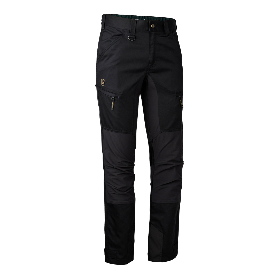 Deerhunter Rogaland Stretch Trousers with contrast Black