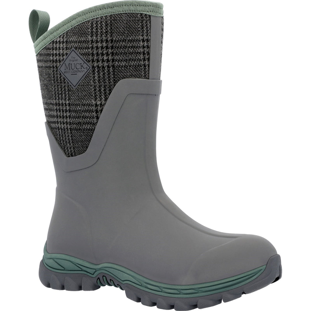 Muck Boots Arctic Sport II Mid Boot Grey Plaid