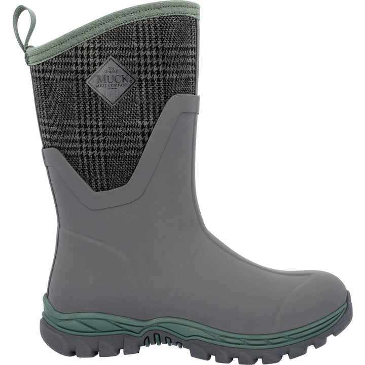 Muck Boots Arctic Sport II Mid Boot Grey Plaid