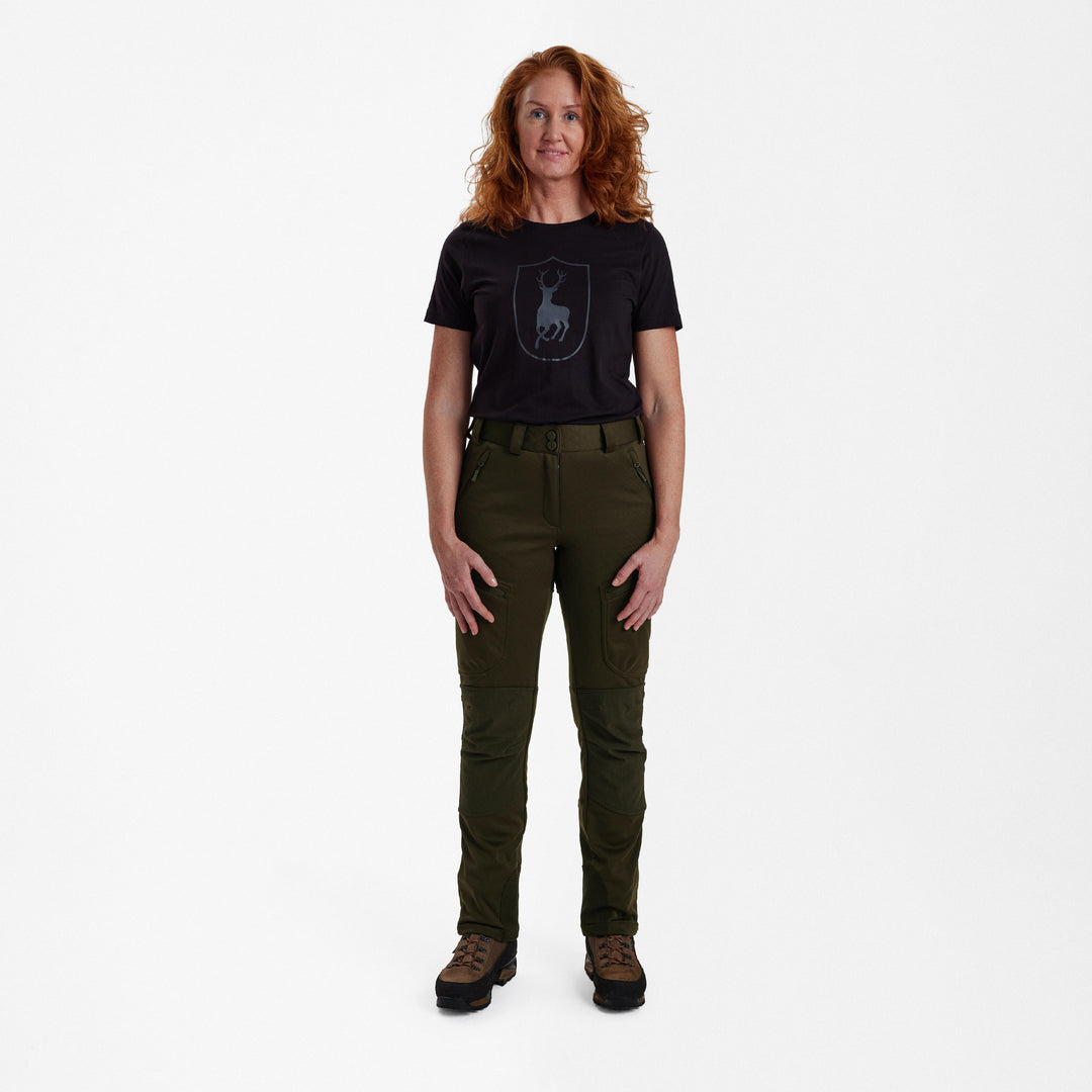 Deerhunter Lady Excape Softshell Trousers Art Green 36