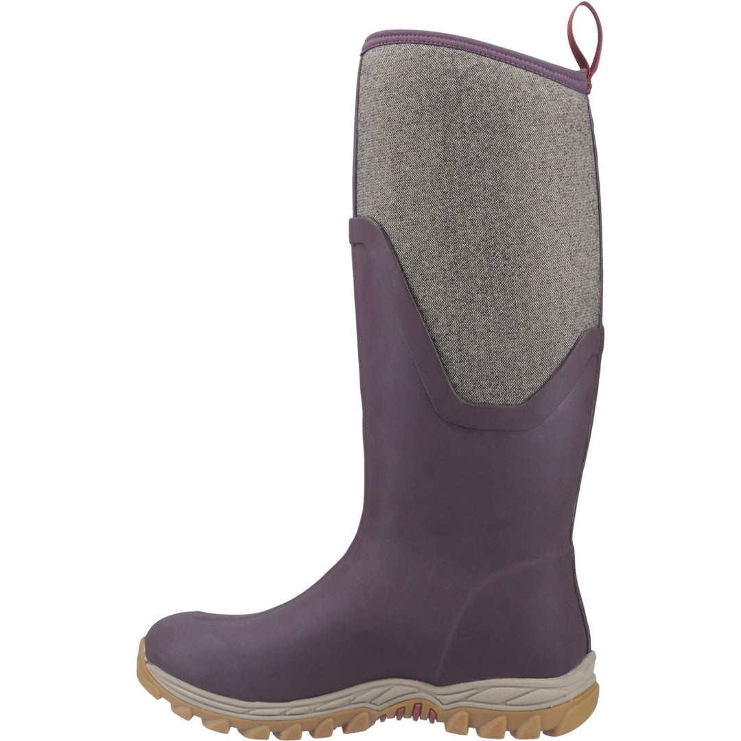 Muck Boots Arctic Sport II Tall Wellington Wine Herringbone