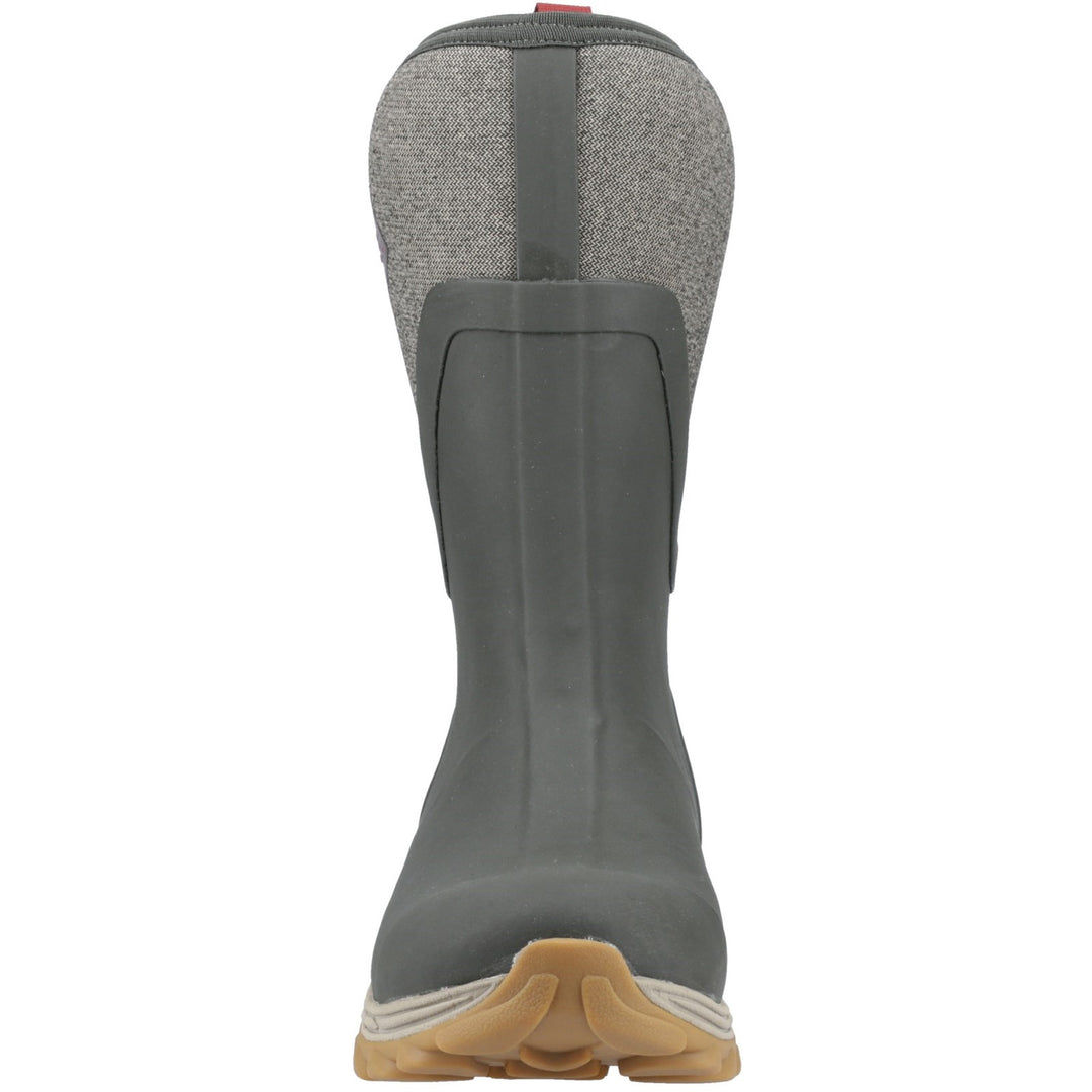 Muck Boots Arctic Sport II Mid Wellington Olive Herringbone